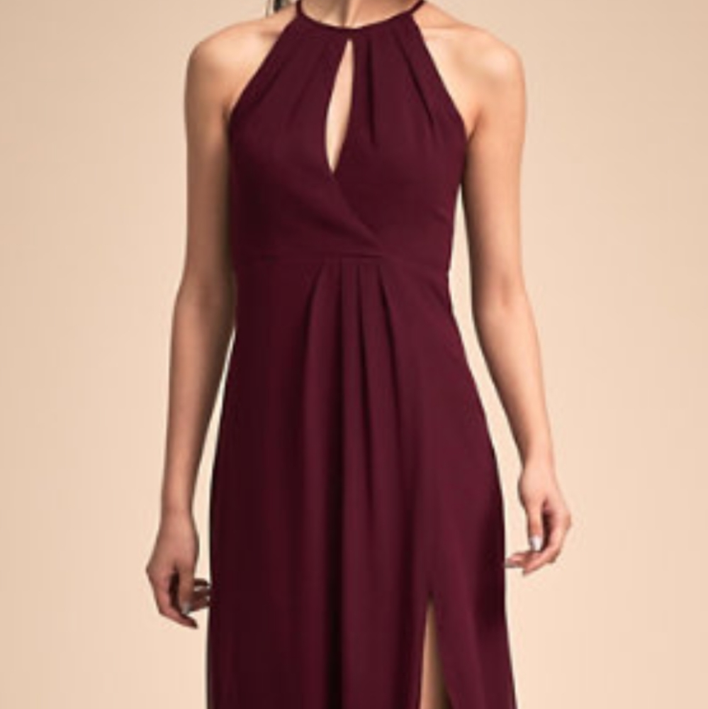 BHLDN Burgundy Womens Dress size 2-4